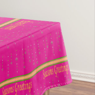 Mesa Toalha de Natal, Cumprimentos da Temporada Rosa 