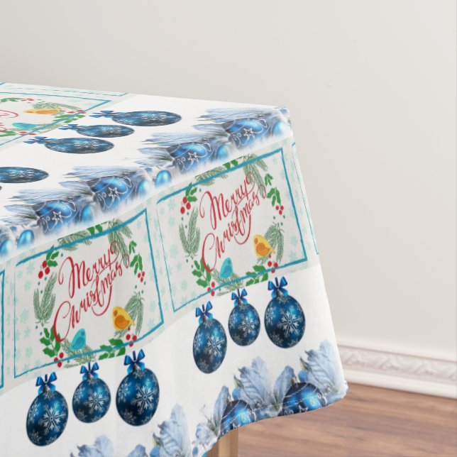 Mesa Toalha de Natal, Feliz Natal (Posição Original)