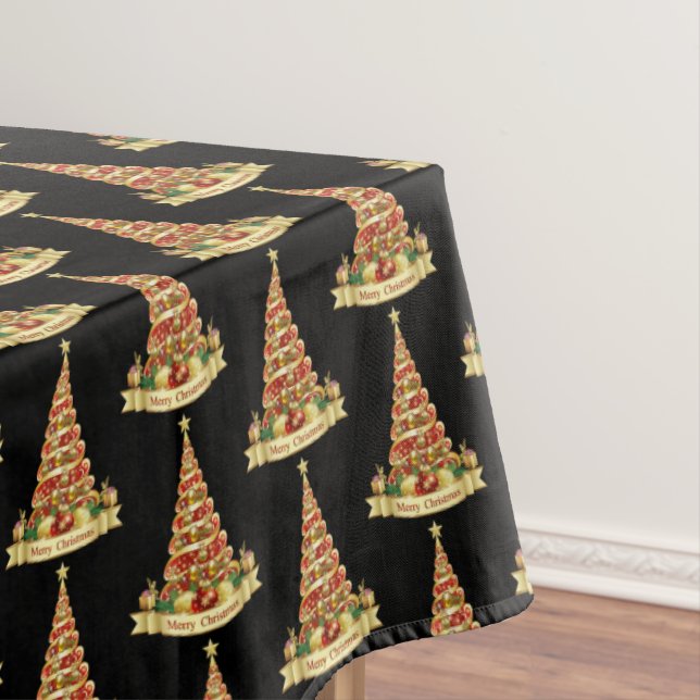 Mesa Toalha de Natal, Feliz Natal (Posição Original)