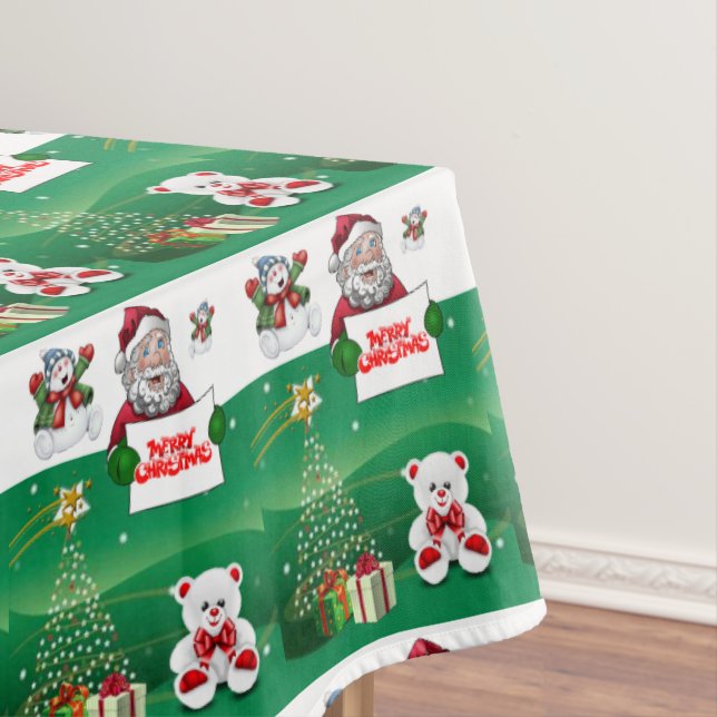 Mesa Toalha de Natal, Feliz Natal (Posição Original)