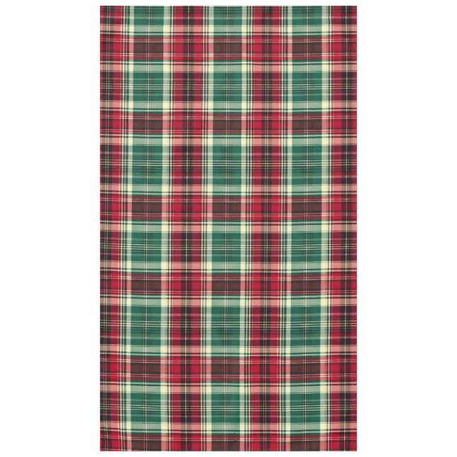 Mesa Toalha de Natal Xadrez Tradicional  (Frente)