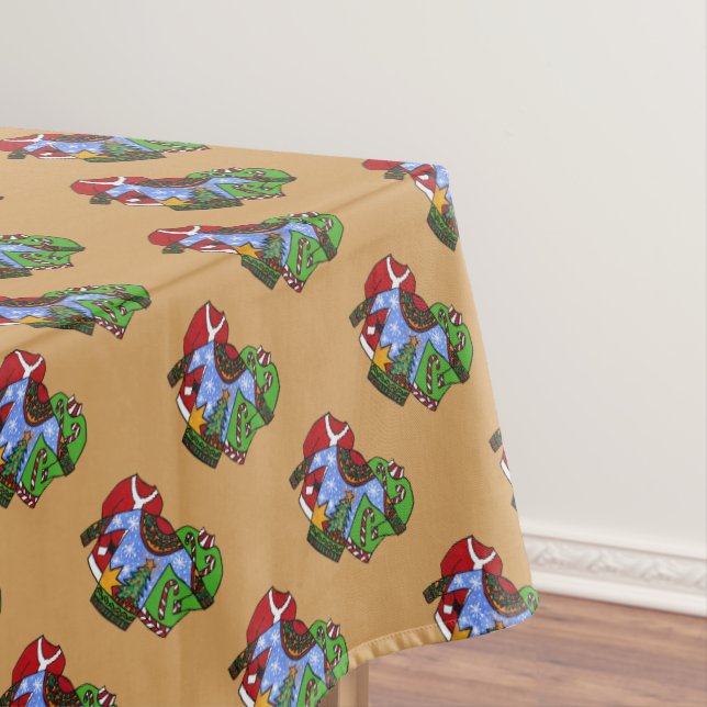 Mesa toalha de suéter feia (Posição Original)