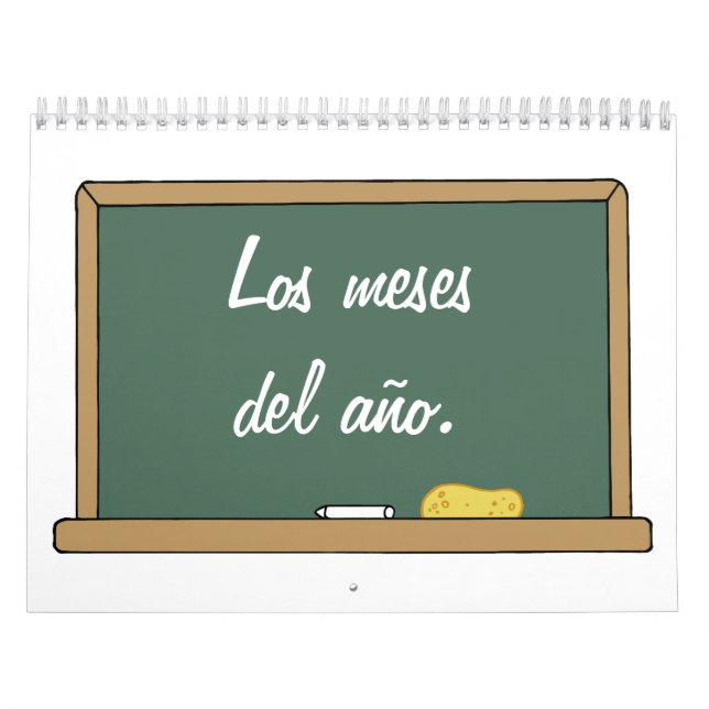 Meses no calendário espanhol (Capa)