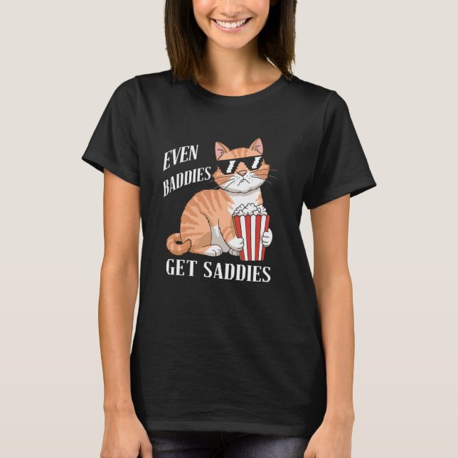 Mesmo os Malvados Ficam Tristes Camiseta de Meme d (Frente)