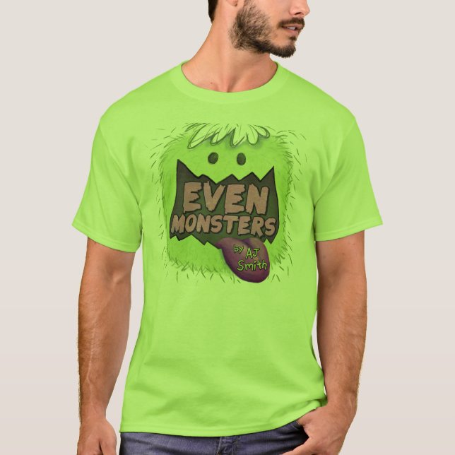 MESMO tamanho do t-shirt de Glubb dos MONSTRO: (Frente)