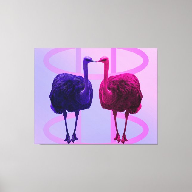 Mesmos Rostos Diferentes Cores Arte Canvas (Frente)