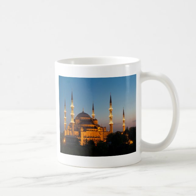 Mesquita azul na caneca crepuscular (Direita)