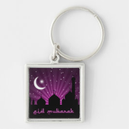 Mesquita Eid Noite Roxo - Chaveiro