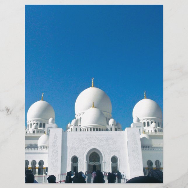 Mesquita em Abu Dhabi (Frente)