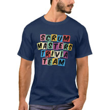 Mestrado marinho Azul Scrum Camisa