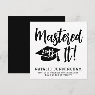 Mestrados Personalizados Graduação Mastered It