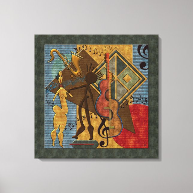 Mestrados Scat Canvas série Jazz (Frente)