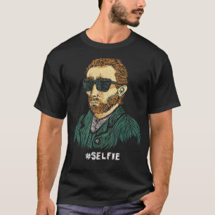Mestre da camisa engraçada de Selfie   Van Gogh