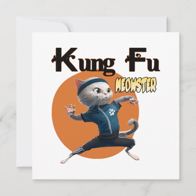 Mestre Meow do Kung Fu (Frente)