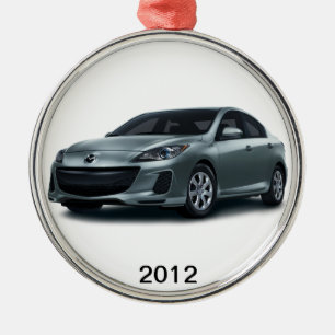 Metal 2012 ornamento da árvore de Natal da porta Mazda3