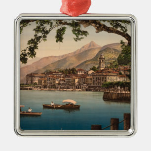 Metal Bellagio mim, lago Como, ornamento de Lombardy,
