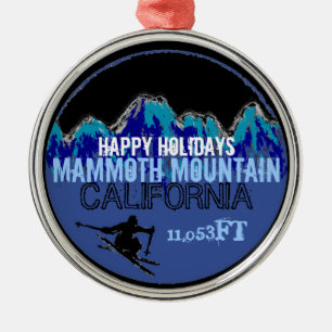 Metal Boas festas ornamento de Mammoth Mountain CA