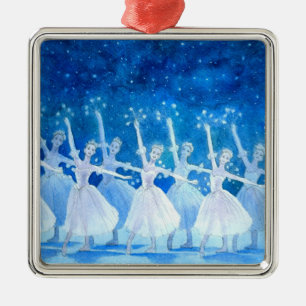 Metal Dança do ornamento do prêmio dos flocos de neve