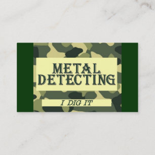 Metal do design de Camo que detecta o cartão de