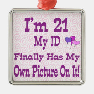 Metal Eu sou ornamento de ID 21