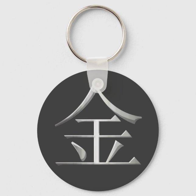 Metal Kanji Chaveiro (Frente)
