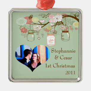 Metal Motivo Floral Primavera de Ornamento Personalizado