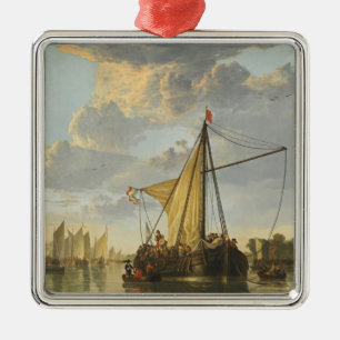 Metal O ornamento do Maas de Cuyp