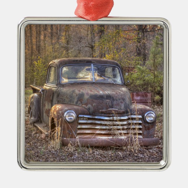 Metal Ornamento 1949 do gramado de Chevy (Frente)