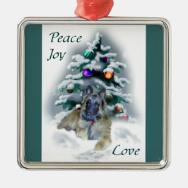 Metal Ornamento Belga de Presentes de Natal Tervuren