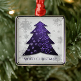 Metal Ornamento cerâmico de árvores de Natal festivas ro