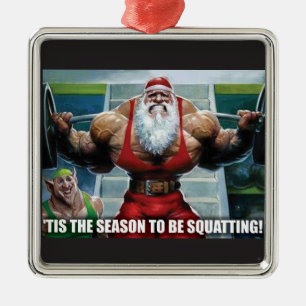 Metal Ornamento da árvore de Natal - para Bodybuilding