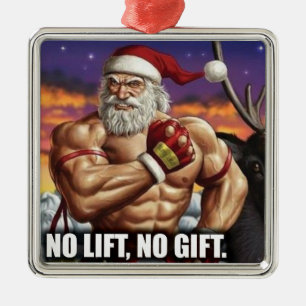 Metal Ornamento da árvore de Natal - para Bodybuilding
