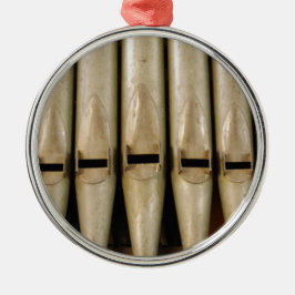 Metal Ornamento das tubulações de órgão