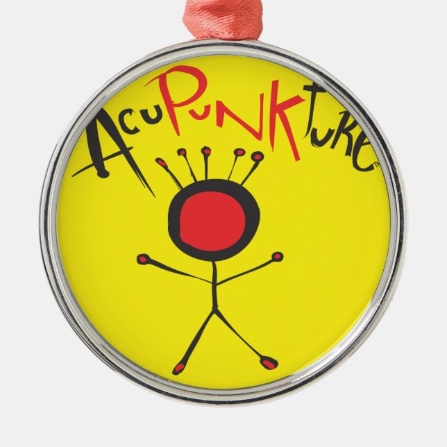 Metal Ornamento de Acupunkture (Frente)