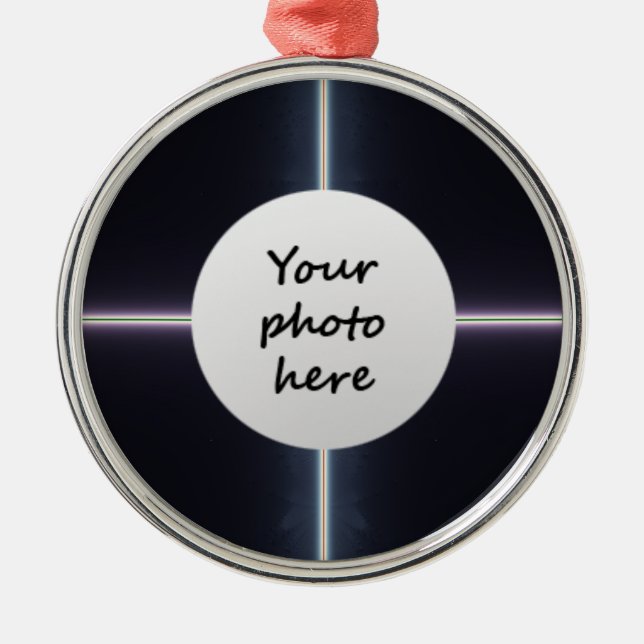 Metal Ornamento de Árvore de Natal Magic Cross (Frente)