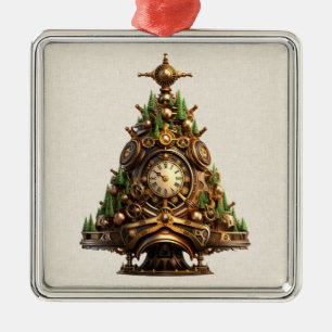 Metal Ornamento de Árvore de Natal Steampunk