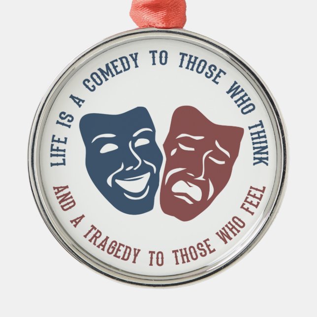 Metal Ornamento de aspas LIFE (Frente)