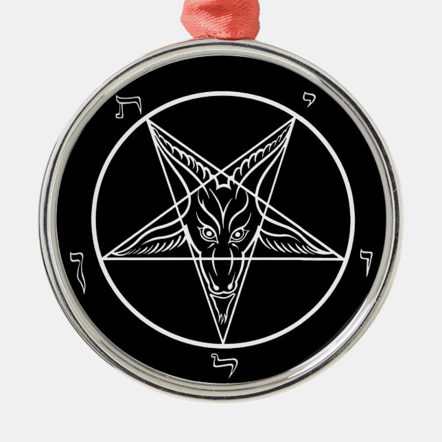 Metal Ornamento de Baphomet, de luxe (Frente)