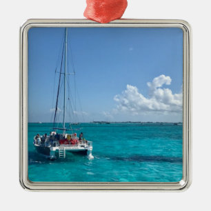 Metal Ornamento de Barcos do Mar de Caribe