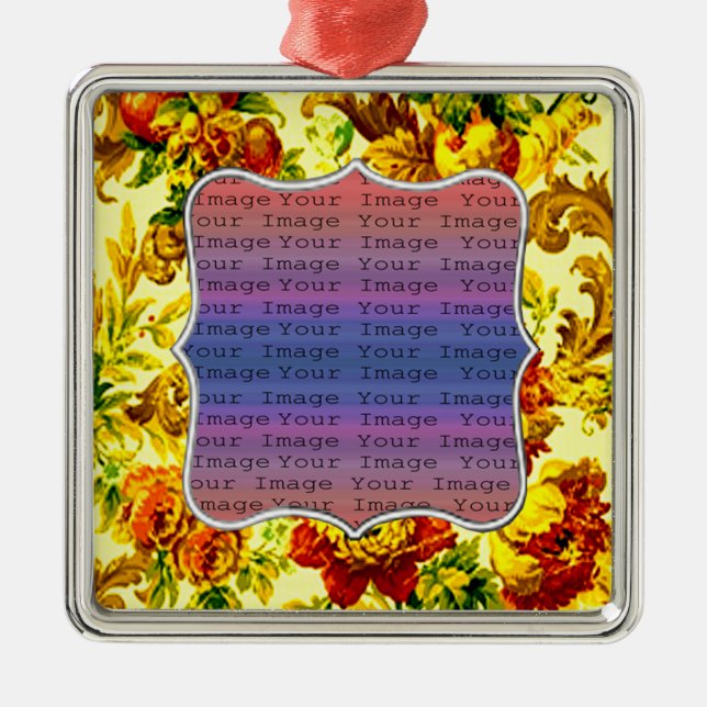 Metal Ornamento de Casamento Springtime (Frente)