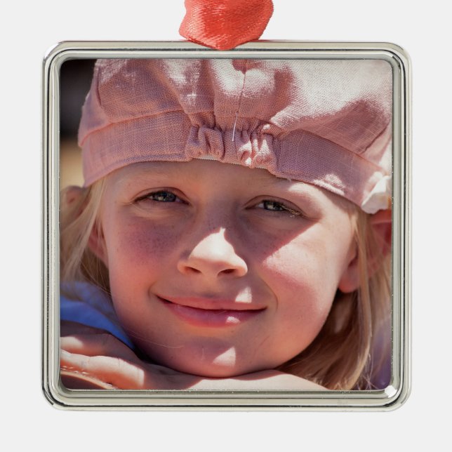 METAL ORNAMENTO DE FOTO PERSONALIZADO (Frente)
