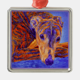 Metal Ornamento de Greyhound - "Ace"