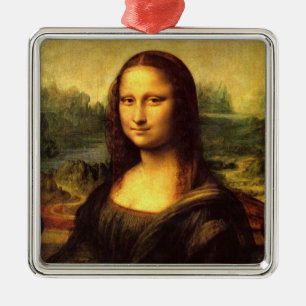 Metal Ornamento de Mona Lisa