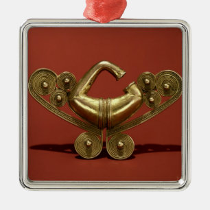 Metal Ornamento de nariz, cultura de Tairona