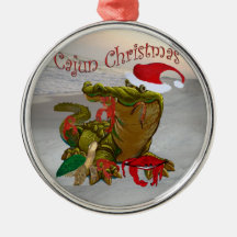 ornamento de Natal Cajun Christmas