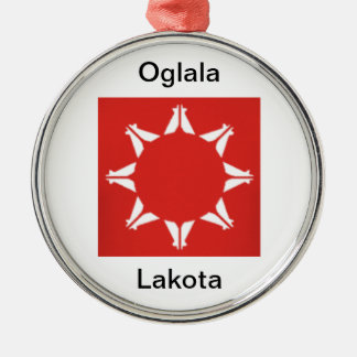 Metal Ornamento de Oglala Lakota