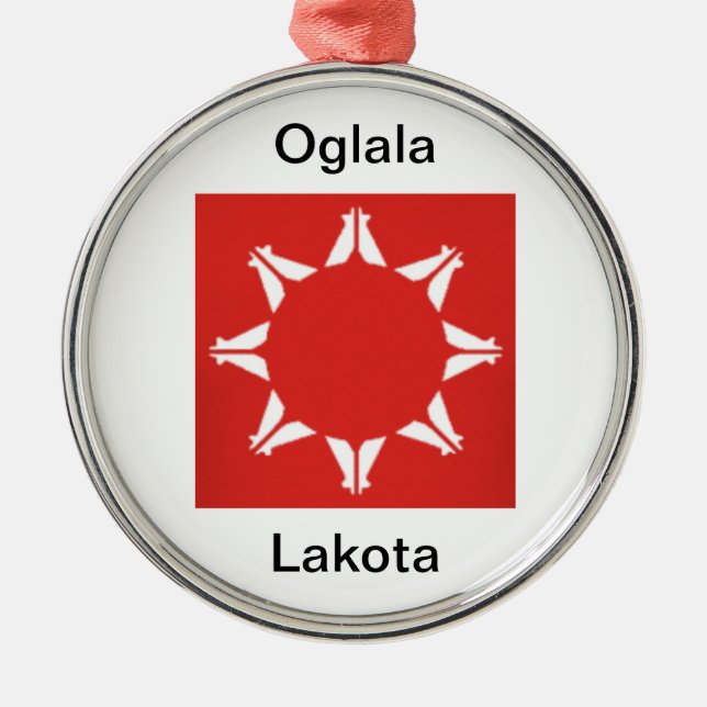 Metal Ornamento de Oglala Lakota (Frente)