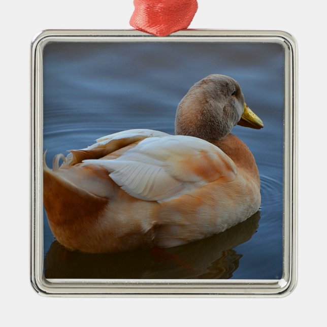 Metal Ornamento de Pato (Frente)