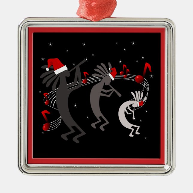 Metal Ornamento de Prêmio de Natal Kokopelli (Frente)