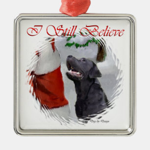 Metal Ornamento de Presentes de Natal do Labrador Retrie